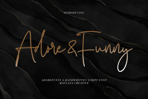 Adore Funny: A Handwritten Font That Elevates Web Design