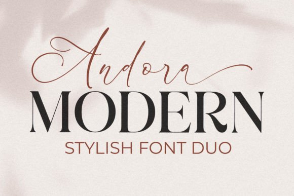 Andora Modern: A Stylish Serif Font for Web Design Projects