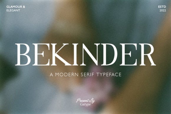 Bekinder Serif Font for Modern Branding Projects