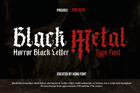 Black Metal Font Review for Branding Projects