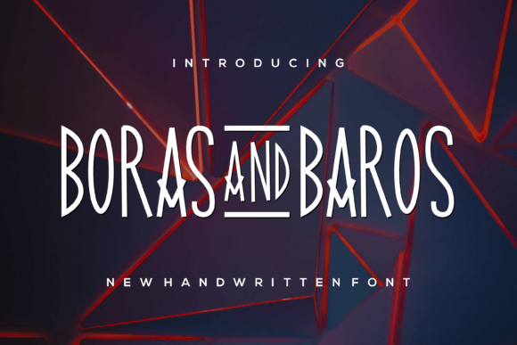 Borasandbaros: A Designer's Take on a Modern Sans Serif