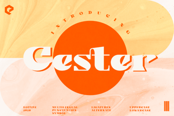 Cester Serif Font for Handmade Creations