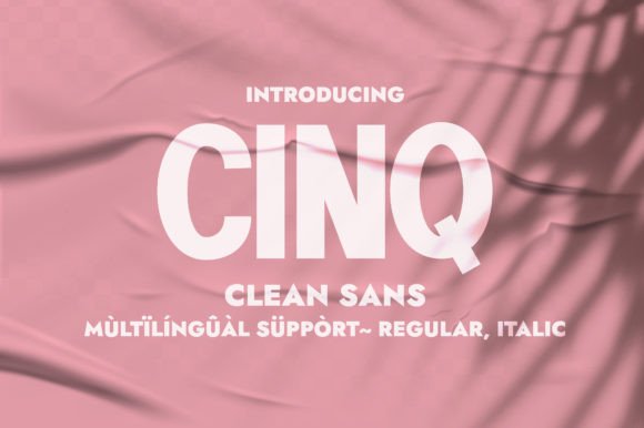 Designing with Cinq: A Modern Sans Serif for Bold Branding