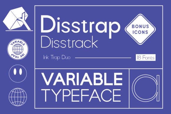 Disstrap and Disstrack: Modern Sans Serif Fonts for Digital Design