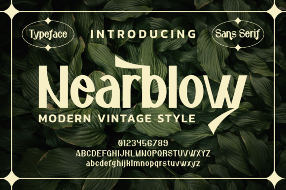 Enhance Your Editorial Design with the Nearblow Font