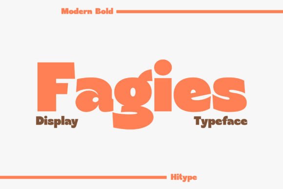 Fagies: A Bold Sans Serif Font for Modern Editorial Design