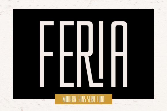 Feria Font for Professional Branding and Design