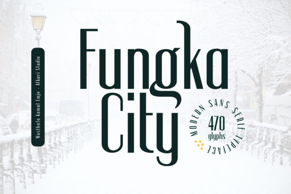Fungka City: A Modern Sans Serif Font for Creative Makers
