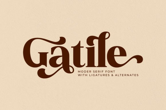 Gatile Serif Font for Modern Branding