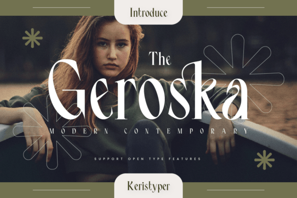 Geroska: A Serif Font for Modern Editorial Design