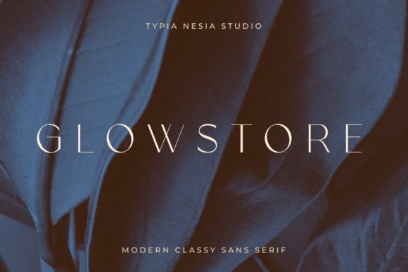 Glowstore: A Modern Sans Serif Font for Branding Projects