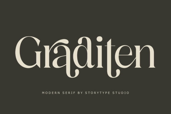 Graditen: A Serif Font for Bold Branding and Visual Impact