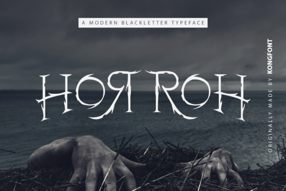 Horroh Font for Magical Campaign Designs