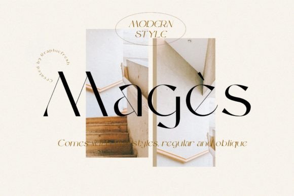 Magès: A Stylish Serif Font for Modern Campaigns