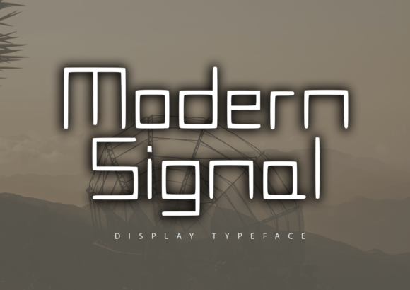 Modern Signal: A Font That Breathes Life into Handmade Creations