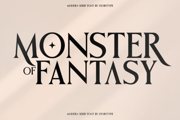 Monster of Fantasy: A Serif Font for Modern Luxury Branding