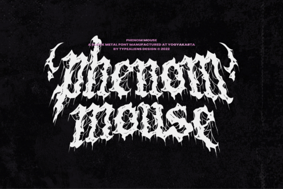 Phenom Mouse: The Gothic Font That Elevates Your Campaigns