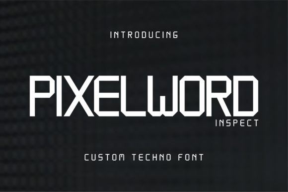 Pixelword Inspect Font for Web Design Projects