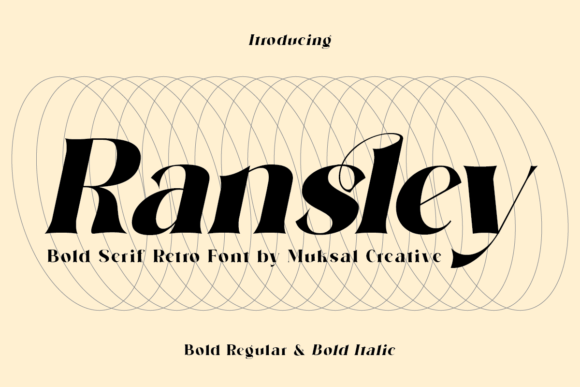 Ransley Serif Font for Elegant Editorial Design