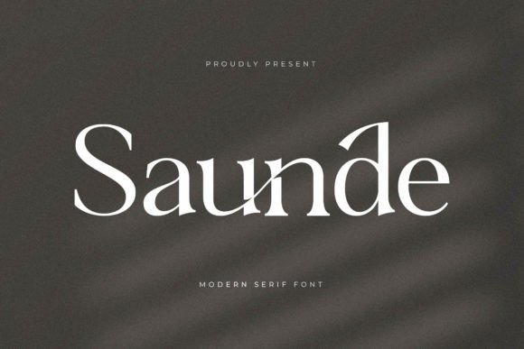 Saunde: The Serif Font That Elevates Your Campaigns