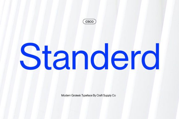 Standerd: A Modern Sans Serif Font for Digital Marketing