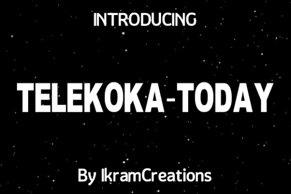 Telekoka Today: A Modern Sans Serif Font for Craft Projects